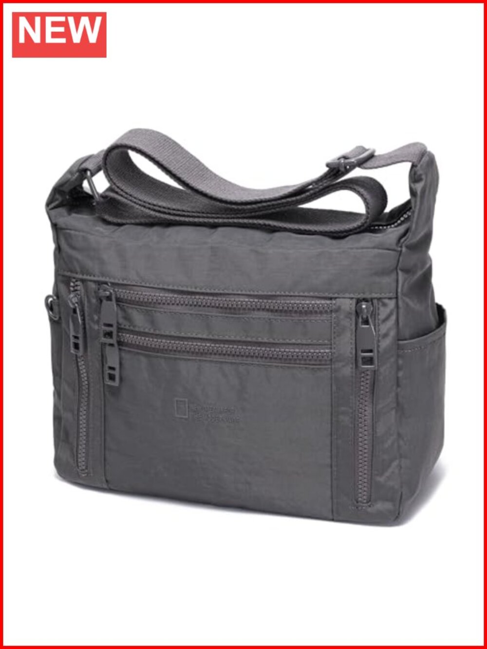 Nylon Crossbody Bags for Women Multi Pocket Lightweight Shoulder Handbag Travel